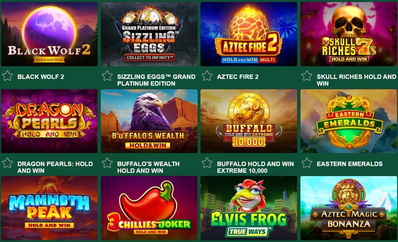 Games at Casino Mate Casino Mate Games