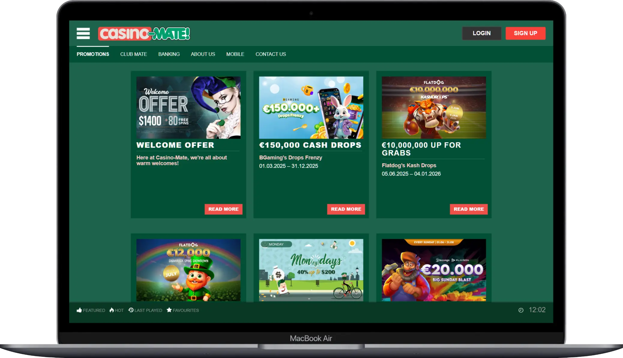 Promotions Casino Mate Promotions