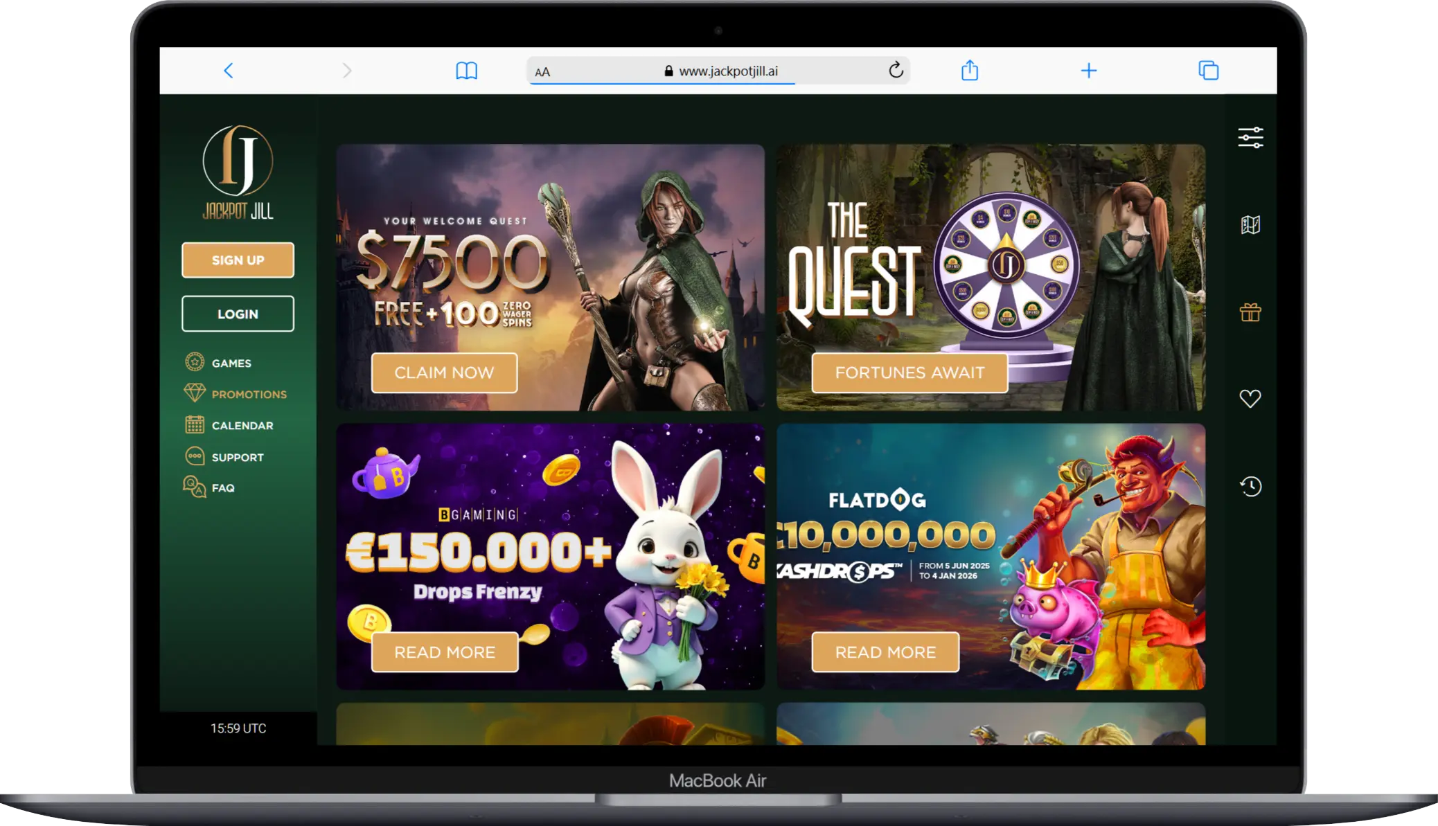 Bonuses at Jackpot Jill Jackpot Jill Casino Bonuses