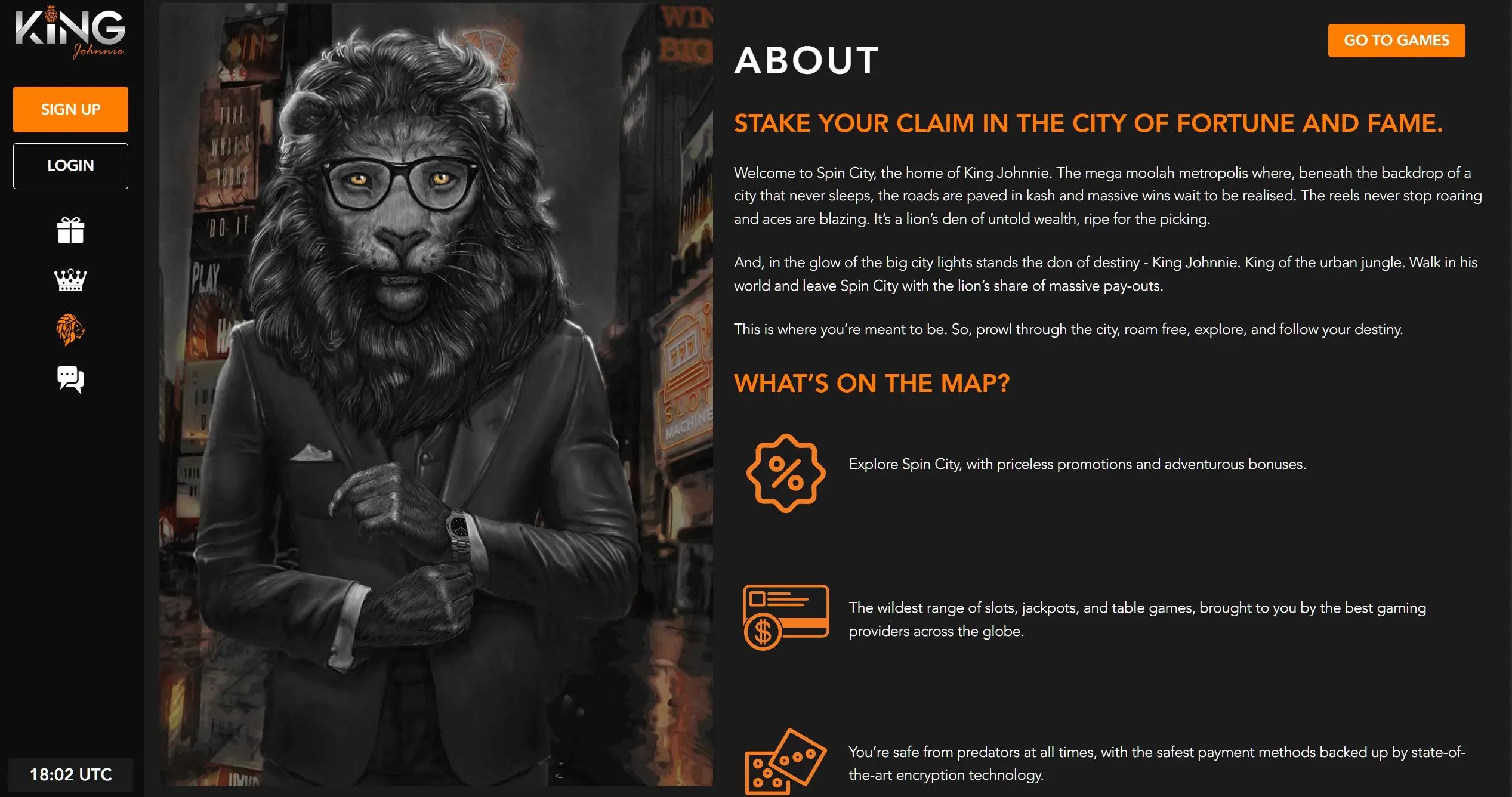 About King Johnnie Casino
