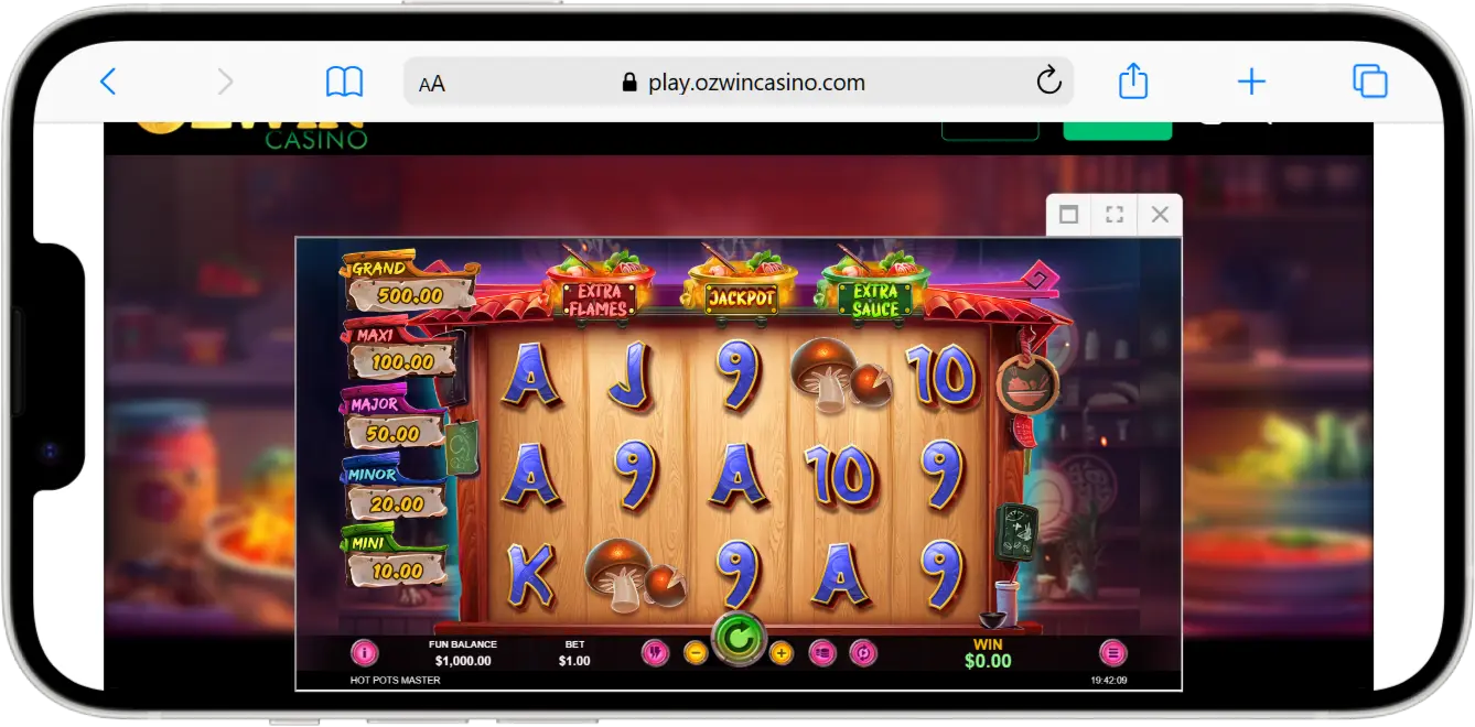 Play Hot Pots Master Slot at Ozwin Casino Hot Pots Master Slot at Ozwin Casino