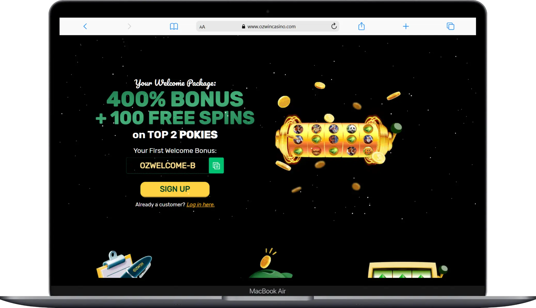 Claim Your Welcome Bonus at Ozwin Casino Ozwin Casino Welcome Bonus