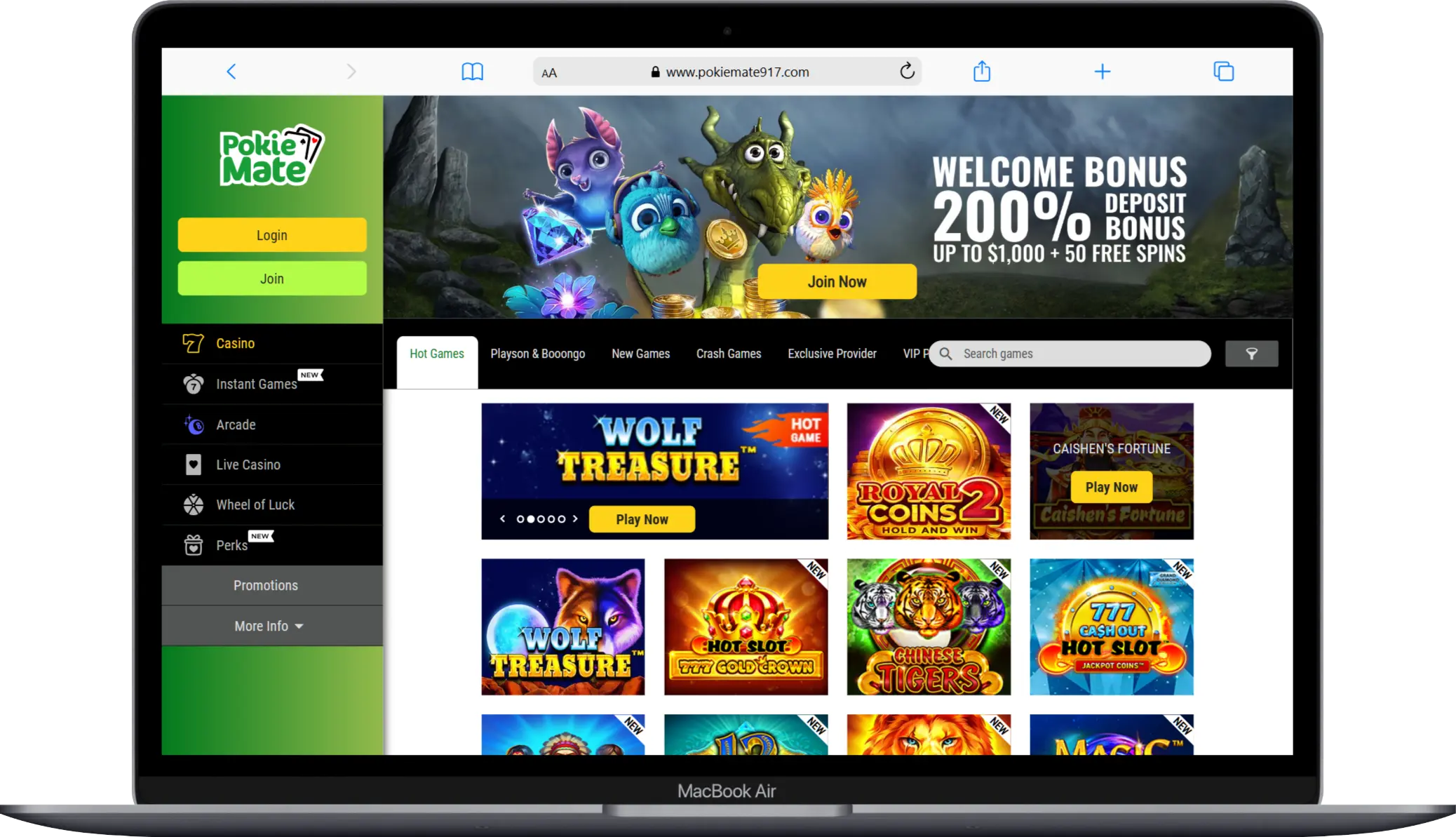 Visit the Official Pokie Mate Casino Website Official Pokie Mate Casino Site