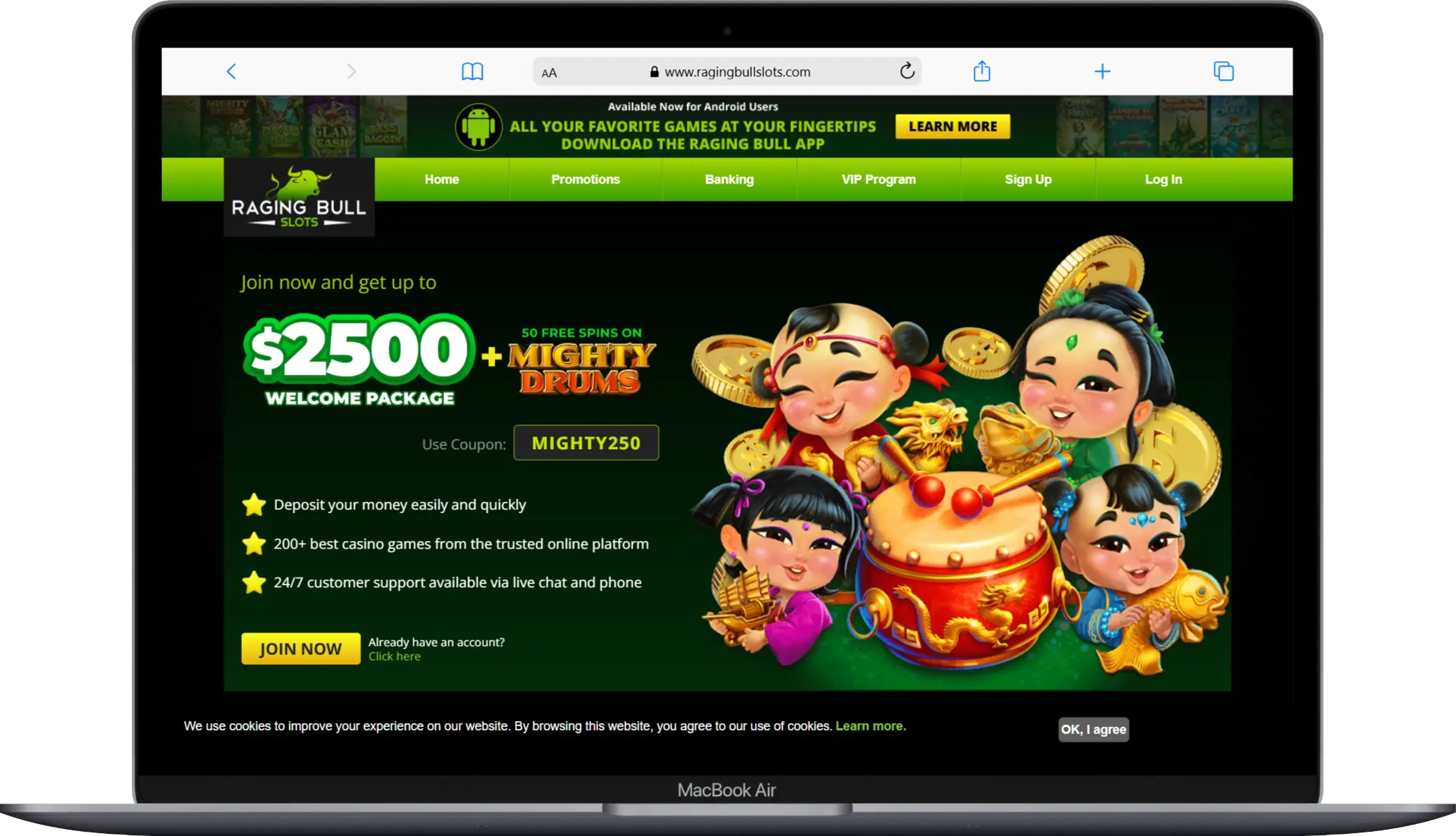 Visit the Official Raging Bull Casino Website Official Raging Bull Casino Site